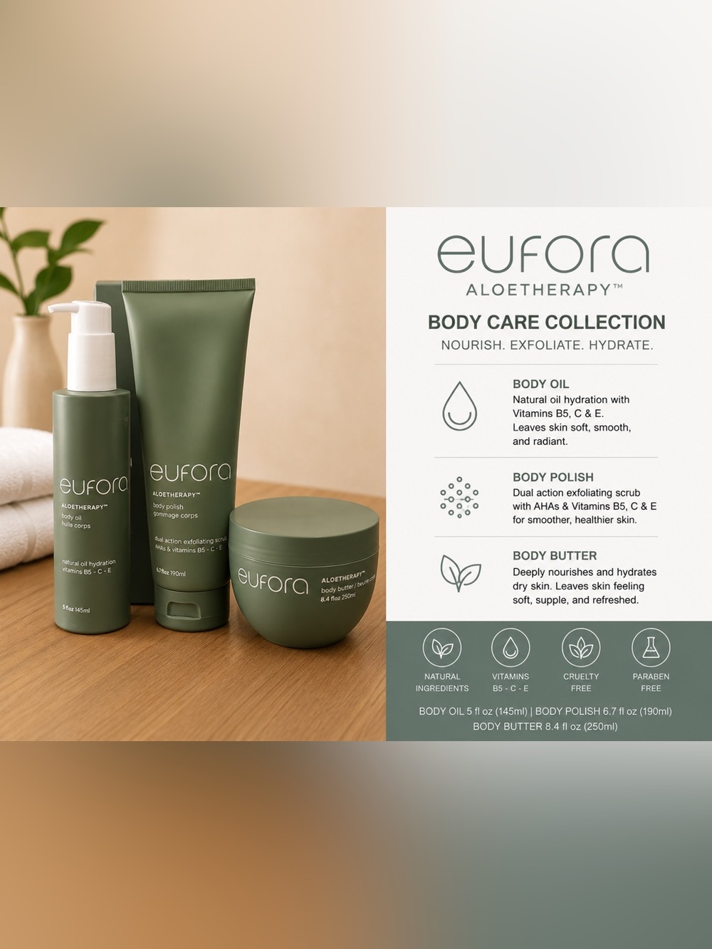 Aloetherapy Hair Treatment & Mask — Olive Green